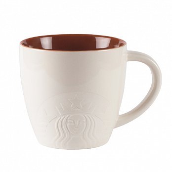 Starbucks City Mug 2014 Core Roast Brown Interior Mug 12oz
