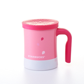 Starbucks City Mug 2014 Sakura Stainless Steel Logo Cap Mug (Oceanus)