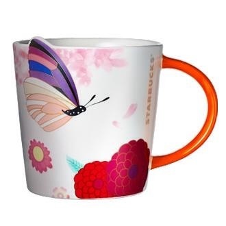 Starbucks City Mug 2014 Spring Butterfly Mug