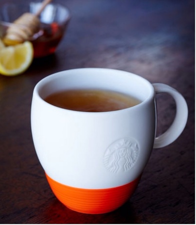 Starbucks City Mug 2014 Orange Artful Mug 12oz