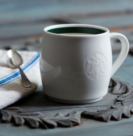 Starbucks City Mug 2014 Handpainted Stackable Mug 14oz