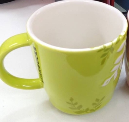 Starbucks City Mug 2014 Green Spring Relief Mug 12 oz