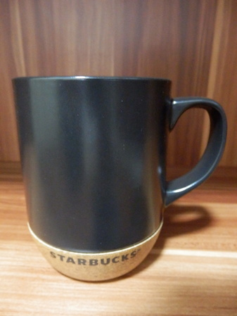 Starbucks City Mug Black Cork Mug 18oz