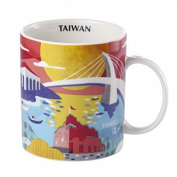 Starbucks City Mug Taiwan artsy series 16oz Tamsui