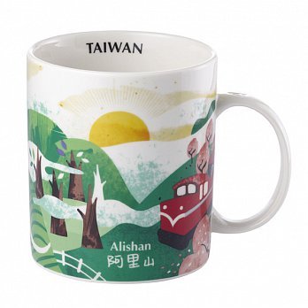 Starbucks City Mug Taiwan artsy series 3oz demi Alishan
