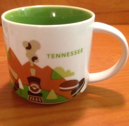 Starbucks City Mug Tennessee YAH