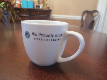 Starbucks City Mug We Proudly Brew Sample by Delco