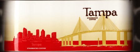 Starbucks City Mug Tampa - Sunshine Skyway Bridge
