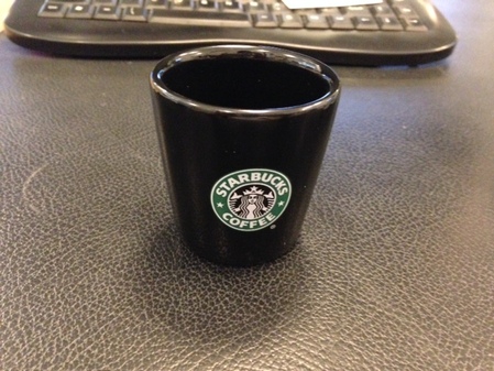 Starbucks City Mug 2008 Black Taster Cup