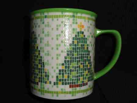 Starbucks City Mug Mosaic Christmas Trees