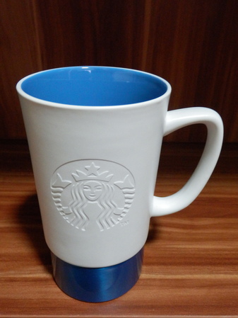 Starbucks City Mug 2014 Logo Mug Blue-White 16oz