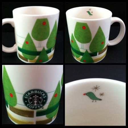 Starbucks City Mug Starbucks Christmas Tree & Partridge mug