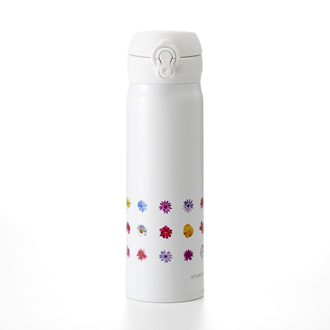 Starbucks City Mug 2014 Flower Stainless Bottle (500mL)