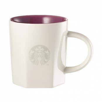 Starbucks City Mug 2014 Burgundy Interior Coffee Bean Mug 8oz