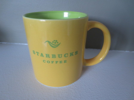 Starbucks City Mug 2005 Japan Yellow/Green Mug