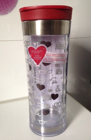 Starbucks City Mug 2013 Valentines Day Heart Tumbler