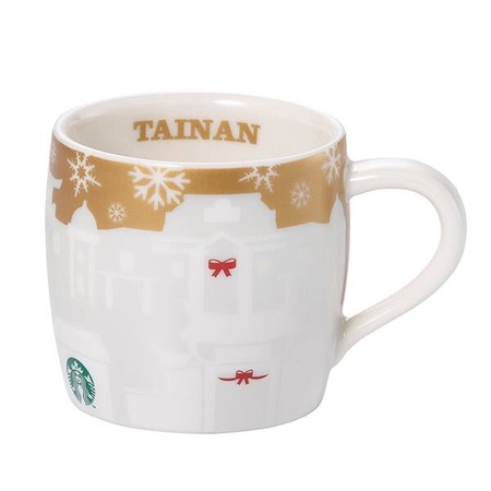Starbucks City Mug 2014 Tainan Gold Mini Relief