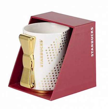 Starbucks City Mug 2014 Boxed Gold Ribbon Mug 8oz