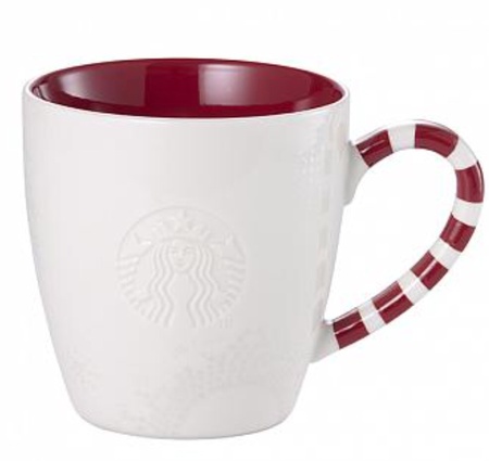 Starbucks City Mug 2014 Candy Cane Mug 16oz