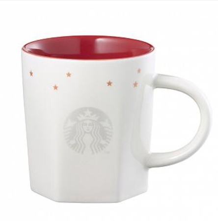Starbucks City Mug 2014 Red Squarish Mug 8oz