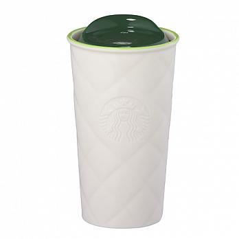 Starbucks City Mug 2014 Double Wall Holiday Impressions Mug Green