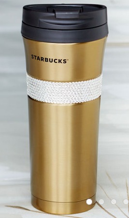 Starbucks City Mug Gold Swarovski Tumbler
