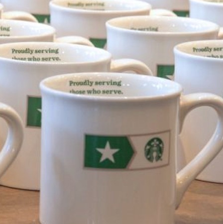 Starbucks City Mug Veterans Mug - Made in USA