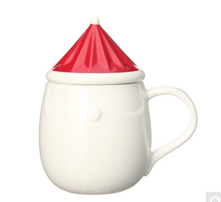 Starbucks City Mug 2014 Santa hat mug