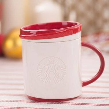 Starbucks City Mug 2014 Red Lid Logo Mug
