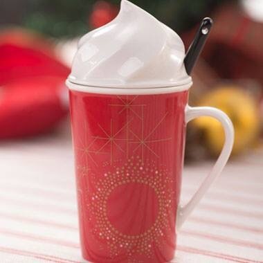 Starbucks City Mug 2014 Red Cup with Cream Lid