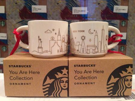 Starbucks City Mug 2014 New York YAH ornament