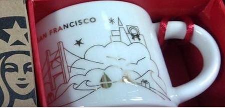 Starbucks City Mug 2014 San Francisco YAH ornament