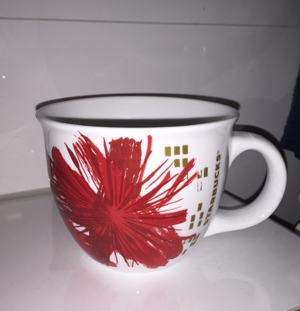 Starbucks City Mug 2014 Red Holiday Design Mug 14oz