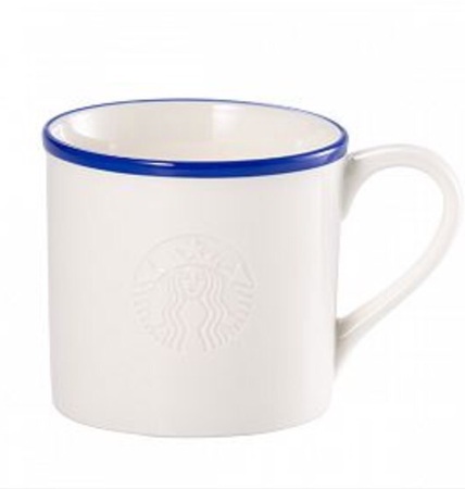 Starbucks City Mug 2015 Blue Rim Logo Mug