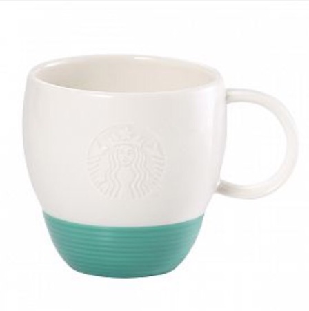 Starbucks City Mug 2015 Turquoise Base Logo Mug