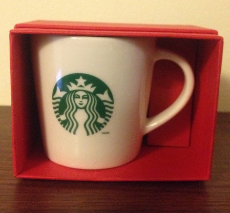 Starbucks City Mug 2014 Boxed White Logo Demi Cup
