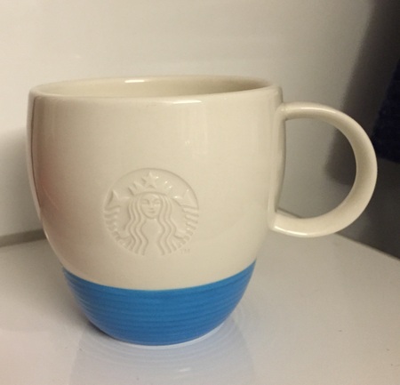 Starbucks City Mug 2014 Blue Base Artful Mug