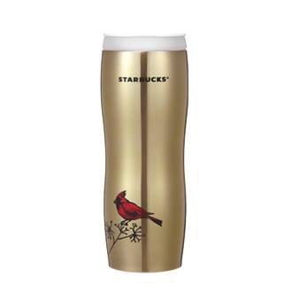 Starbucks City Mug 2015 Gold Tumbler with Cardinal