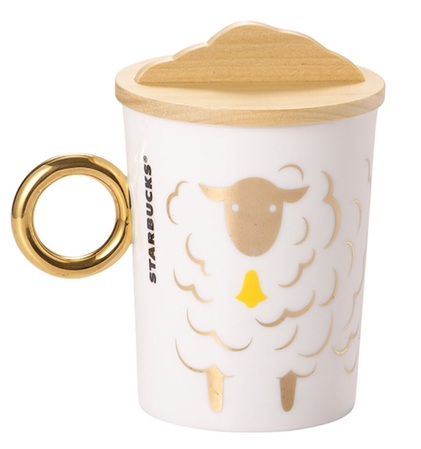 Starbucks City Mug 2015 Festivity Sheep Mug