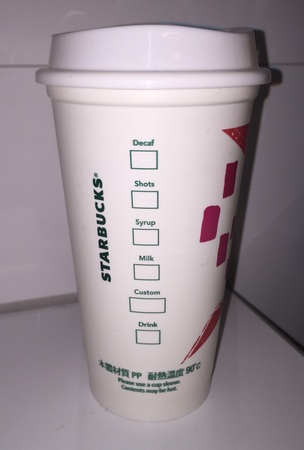Starbucks City Mug 2014 Reusable Plastic Holiday Cup TAIWAN Version