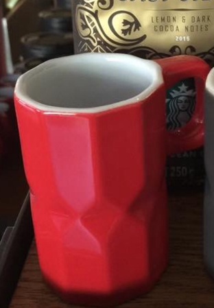 Starbucks City Mug 2015 Red Edged Demi Mug