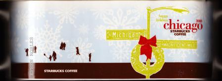 Starbucks City Mug Chicago - Happy Holidays 2008