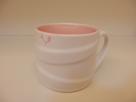 Starbucks City Mug Spring Bud Cup White  - Pink 5oz