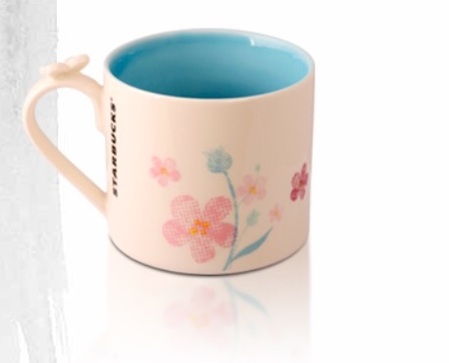 Starbucks City Mug 2015 Blue Spring Elegancy Mug