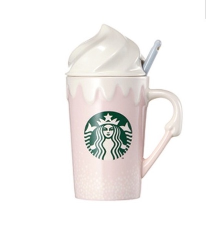 Starbucks City Mug 2015 Whipped Cream Mug with spoon