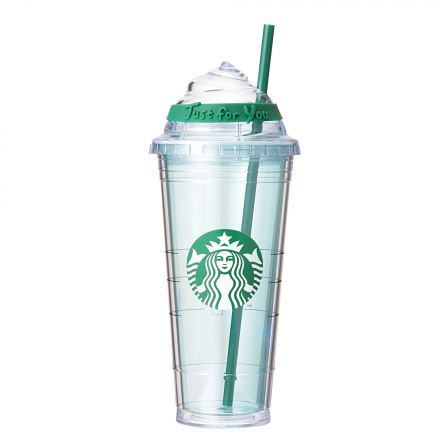 Starbucks City Mug 2015 Logo Cold Cup Tumbler Whip Blue