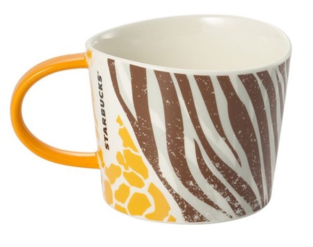 Starbucks City Mug 2015 Animal Pattern Mug 2 14 oz