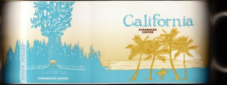 Starbucks City Mug California - California Beaches