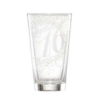 Starbucks City Mug 16th Anniversary Glass