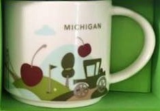Starbucks City Mug Michigan YAH